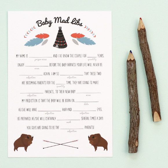 One baby shower game we love. And it's printable. And free.